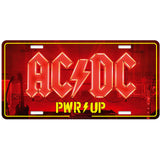 AC/DC: Pwr Up Number Plate – officielt merchandise