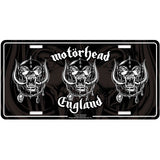 Motorhead: England Number Plate – officielt merchandise