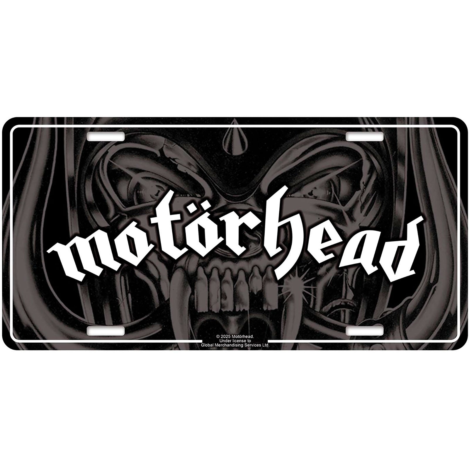 Motorhead: Logo Number Plate – officielt merchandise