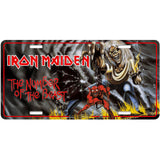 Iron Maiden: Number Of The Beast Number Plate – officielt merchandise