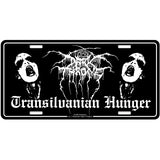 Darkthrone: Transilvanian Hunger Number Plate – officielt merchandise