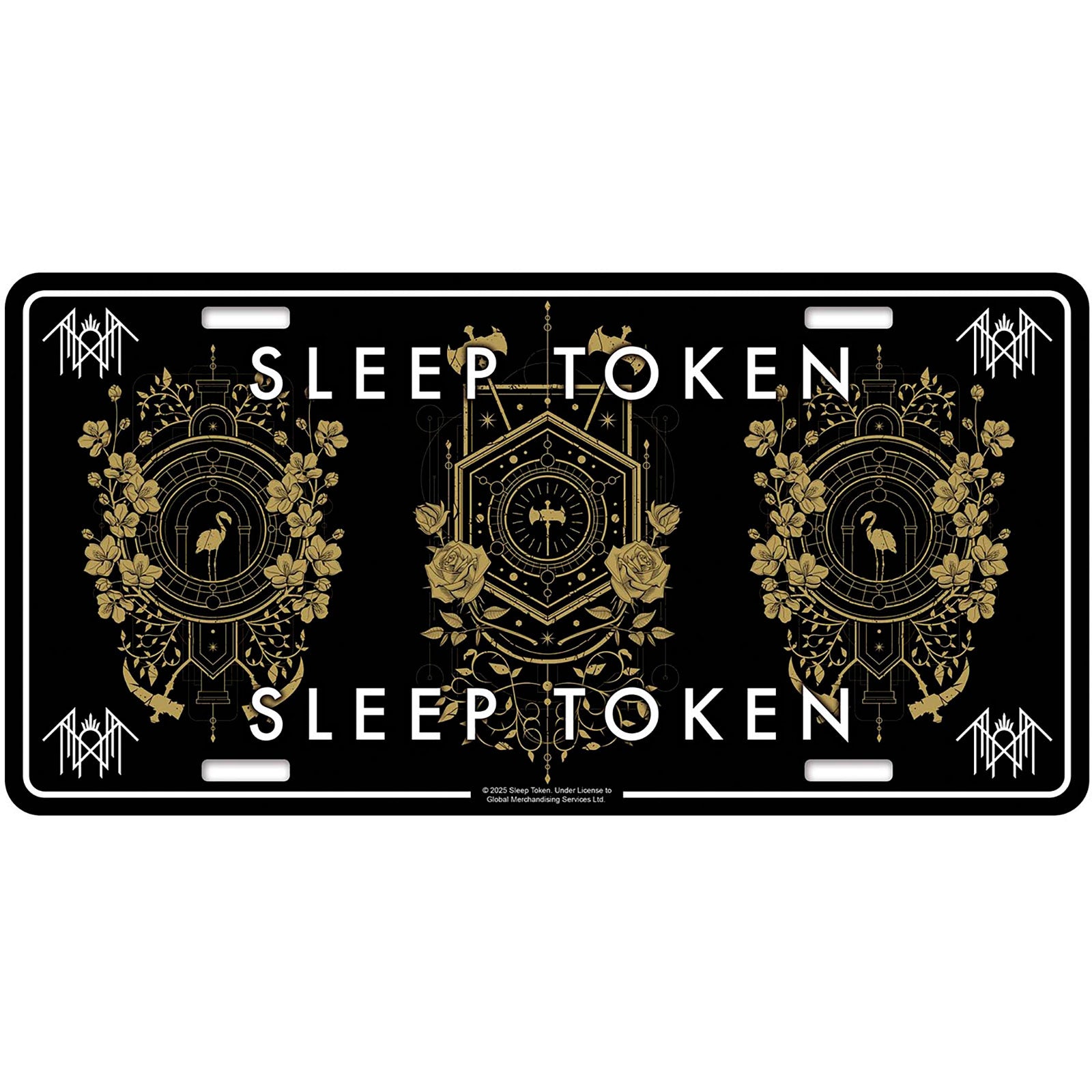 Sleep Token: Even In Arcadia Sigils Number Plate – officielt merchandise