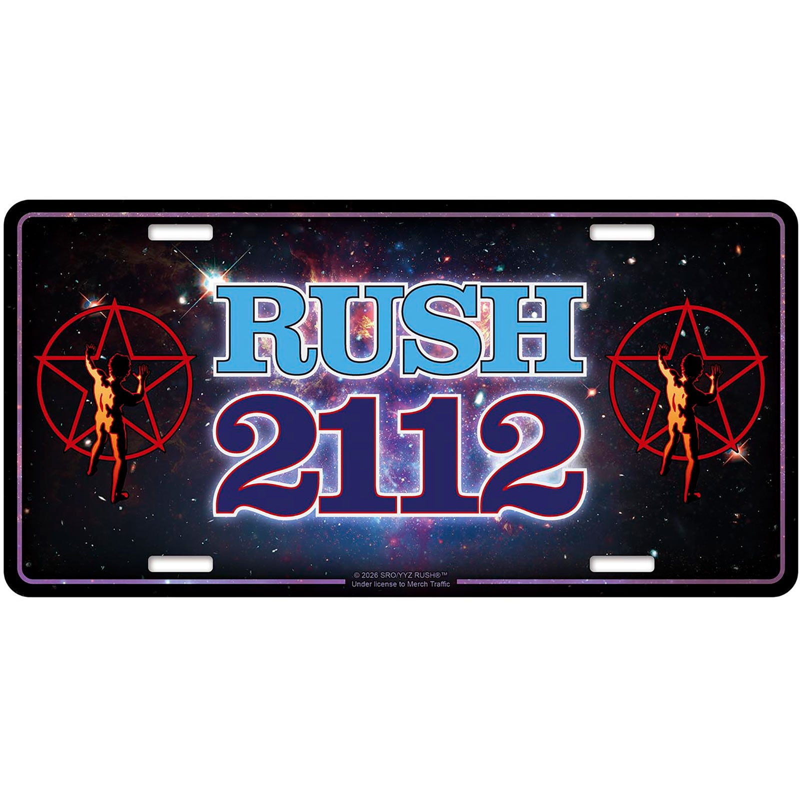 Rush: 2112 Number Plate – officielt merchandise