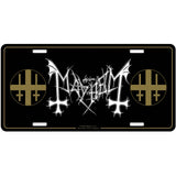 Mayhem: Logo Number Plate – officielt merchandise