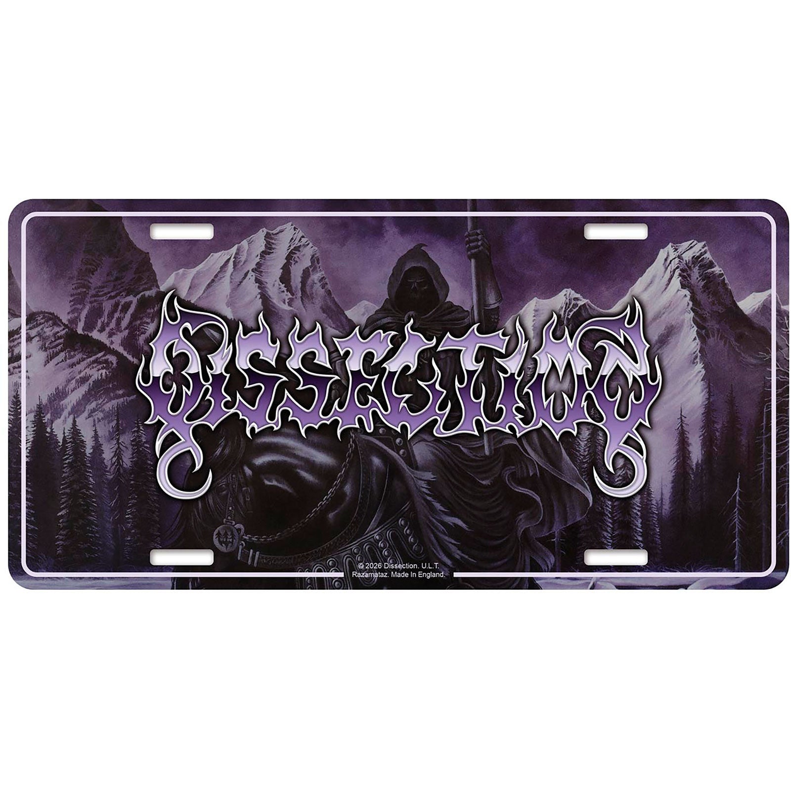 Dissection: Storm Of The Light'S Bane Number Plate – officielt merchandise