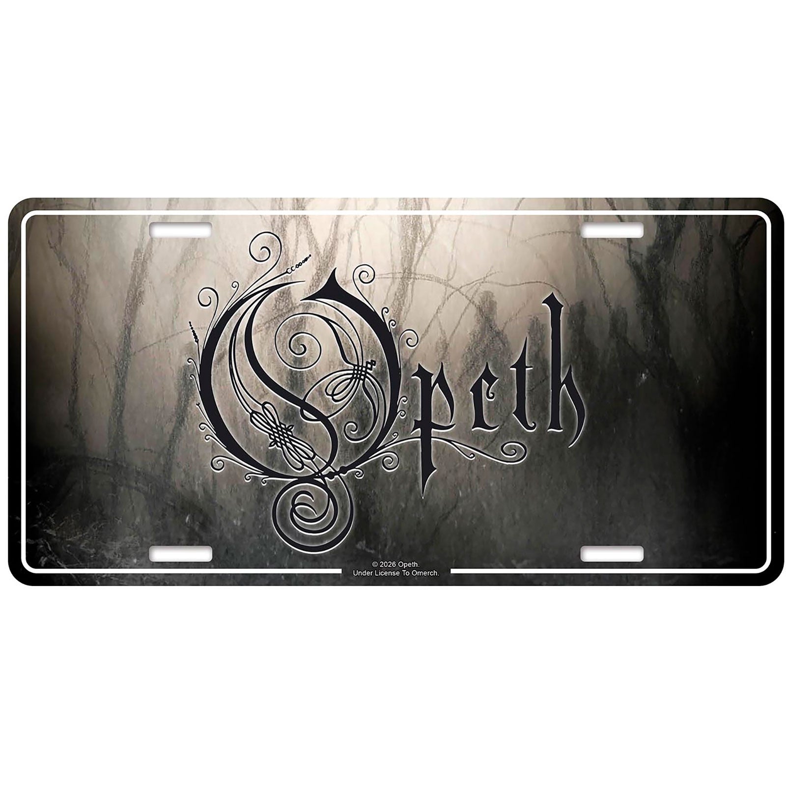 Opeth: Blackwater Park Number Plate – officielt merchandise