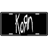 Korn: Logo Number Plate – officielt merchandise