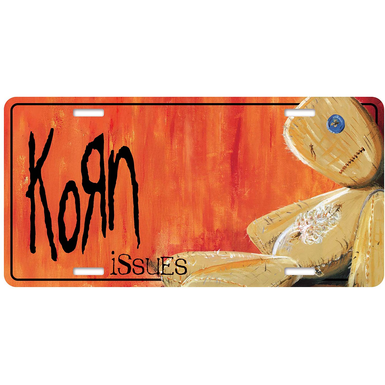 Korn: Issues Number Plate – officielt merchandise