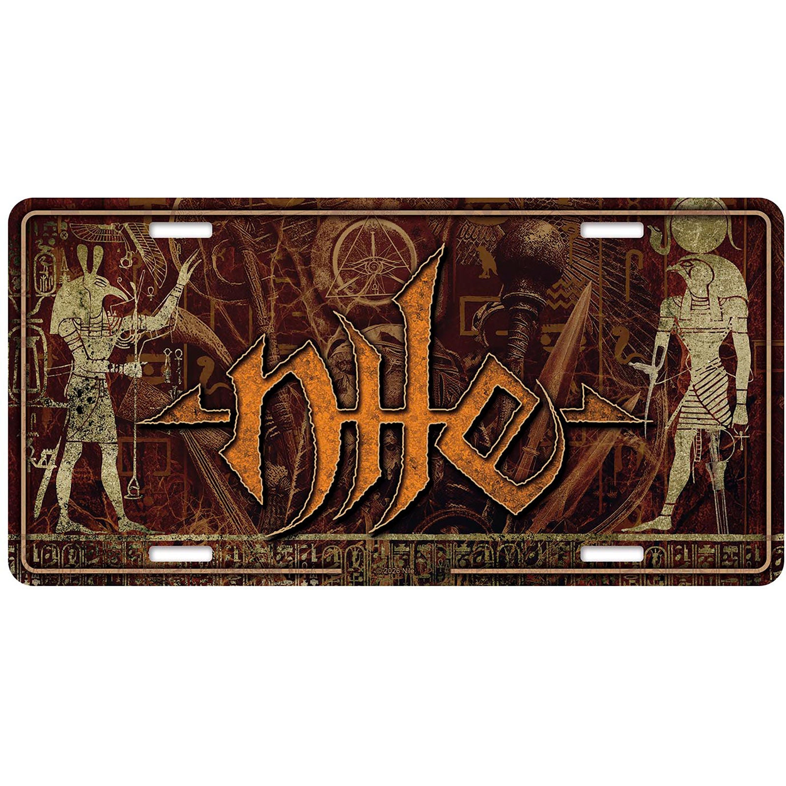 Nile: Logo Number Plate – officielt merchandise