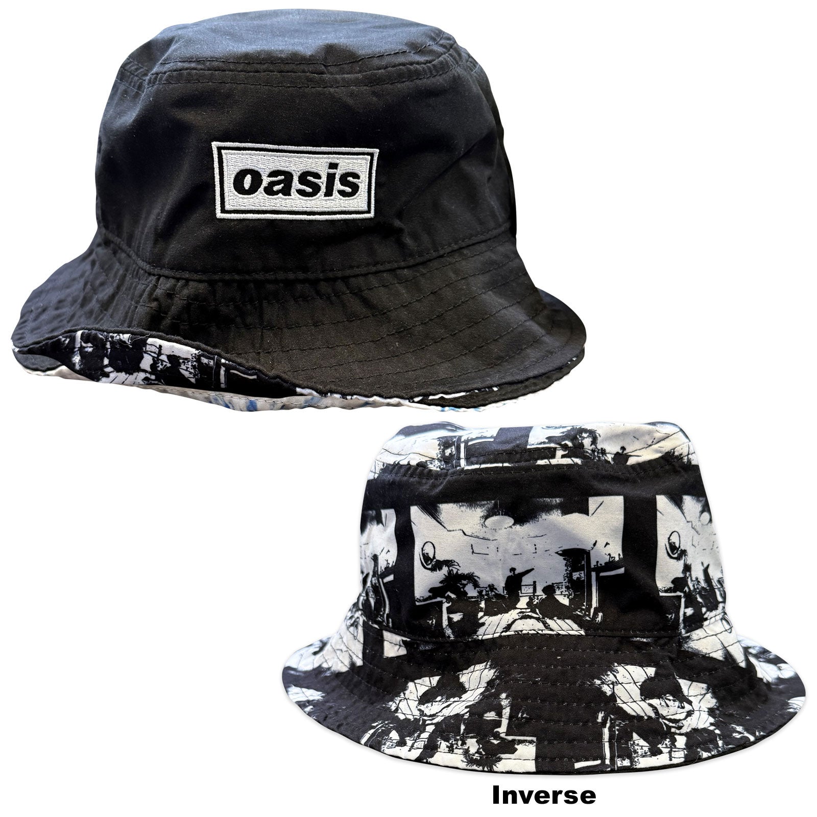 Oasis: Decca Logo / Definitely Maybe Reversible (Ex - Tour) Cap – officielt merchandise