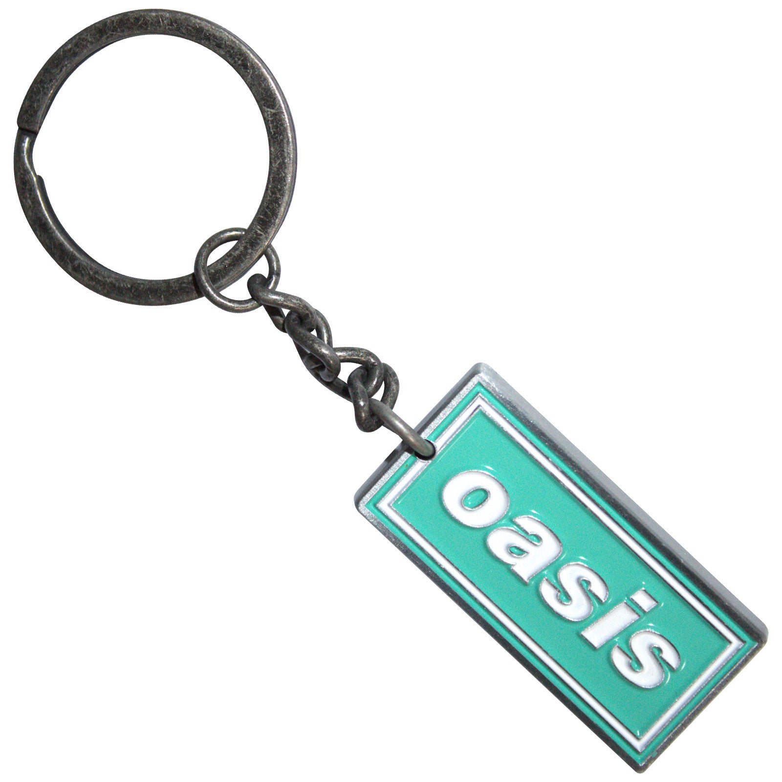 Oasis: Decca Logo Mint (Ex - Tour) Nøglering – officielt merchandise