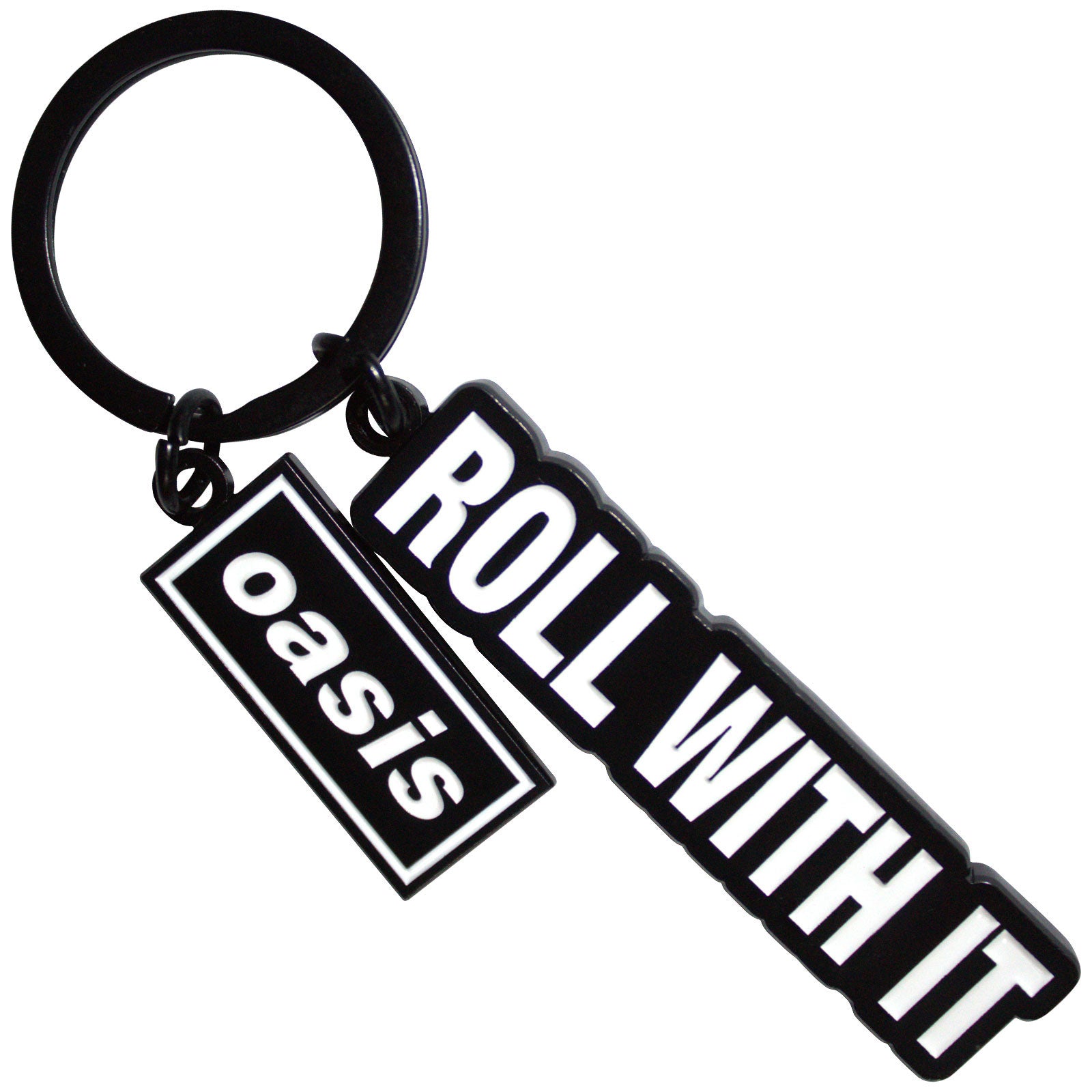 Oasis: Roll With It Decca Logo Charm (Ex - Tour) Nøglering – officielt merchandise