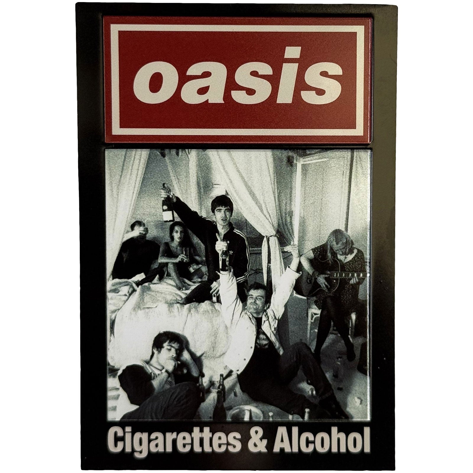 Oasis: Cigarettes & Alcohol Single (Ex - Tour) Magnet – officielt merchandise