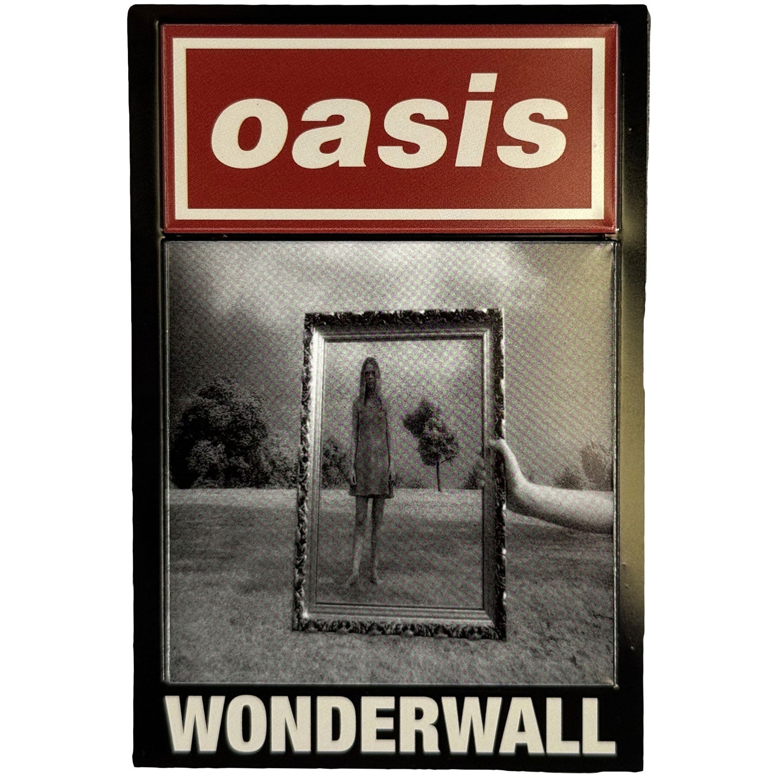Oasis: Wonderwall Single (Ex - Tour) Magnet – officielt merchandise