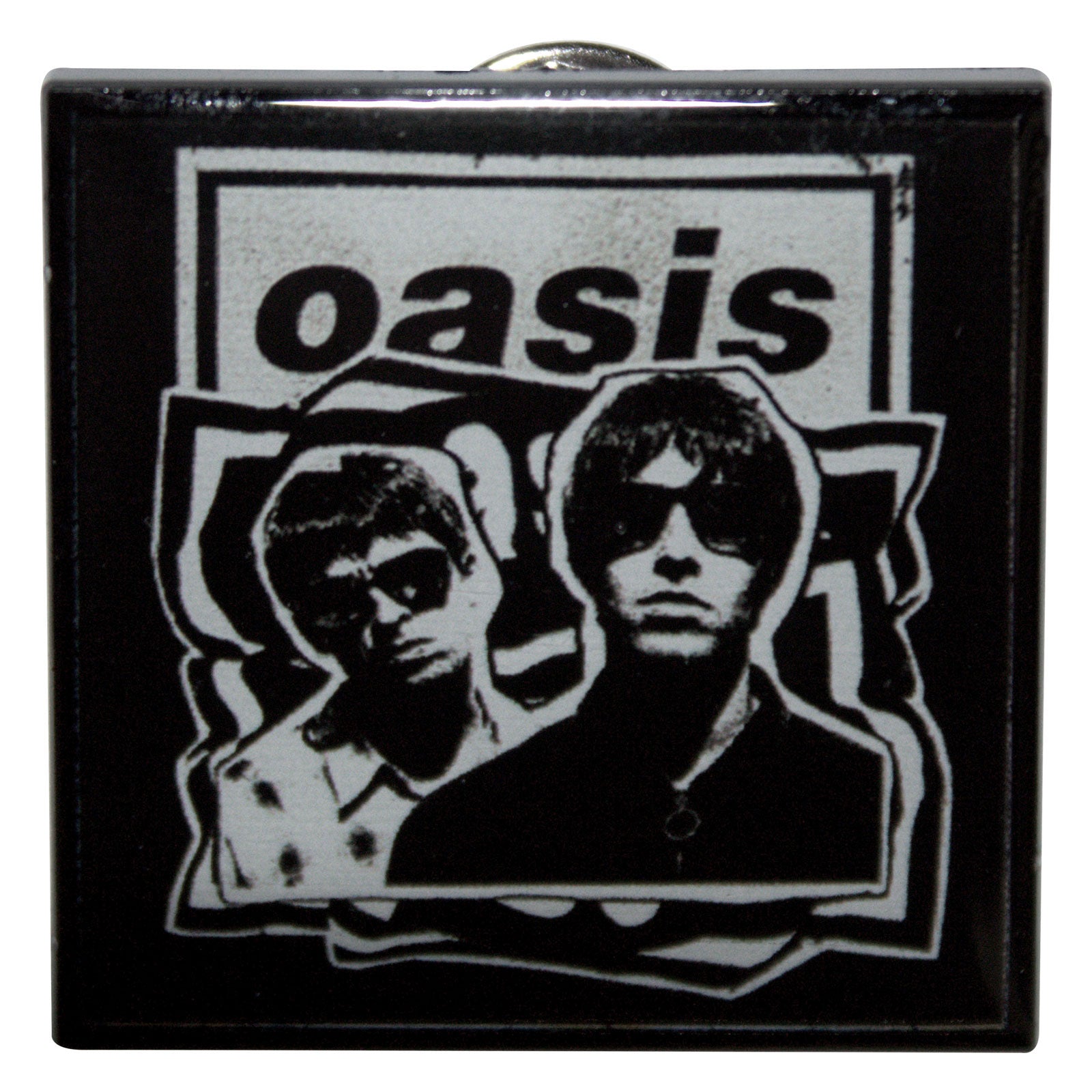 Oasis: Paper Cut - Out Photo (Ex - Tour) Pin badge – officielt merchandise