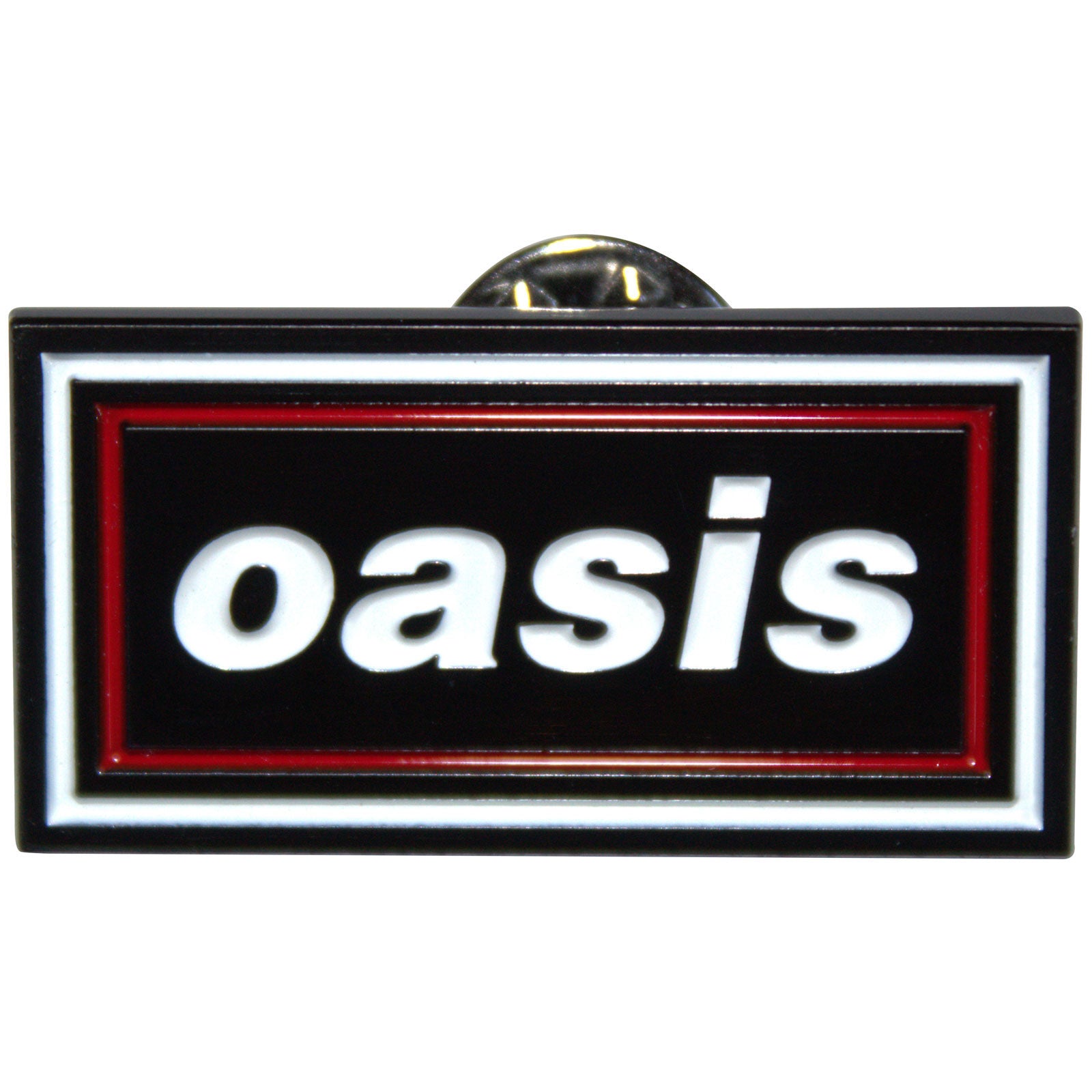Oasis: Decca Logo Red & Navy Retro (Ex - Tour) Pin badge – officielt merchandise