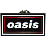 Oasis: Decca Logo Red & Navy Retro (Ex - Tour) Pin badge – officielt merchandise