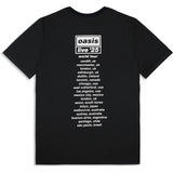 Oasis: Collage Live '25 World Tour T-shirt – officielt merchandise