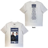 Oasis: Colour Photo Live '25 World Tour T-shirt – officielt merchandise