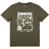 Oasis: Paper Cut Out Photo (Khaki Green) (Ex - Tour) T-shirt – officielt merchandise