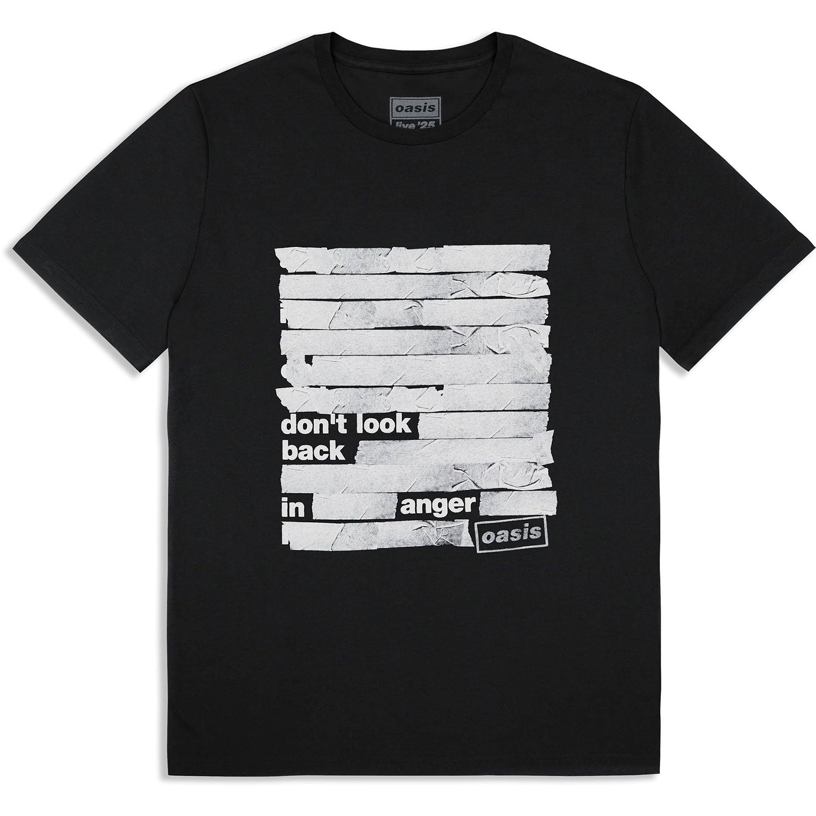 Oasis: Don't Look Back In Anger Tape (Ex - Tour) T-shirt – officielt merchandise