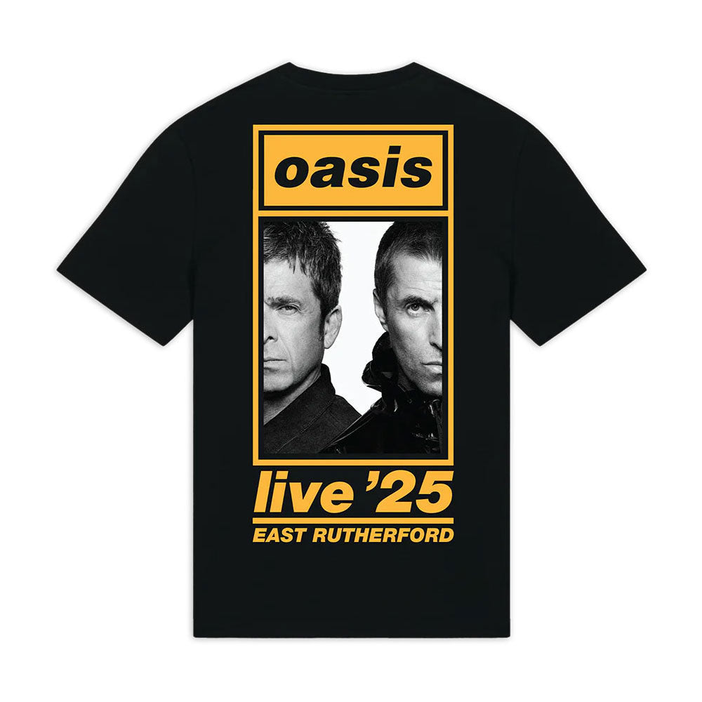 Oasis: East Rutherford Half Faces Fan Store T-shirt – officielt merchandise