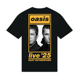 Oasis: East Rutherford Half Faces Fan Store T-shirt – officielt merchandise