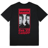 Oasis: Cardiff 4th July Event T-shirt – officielt merchandise