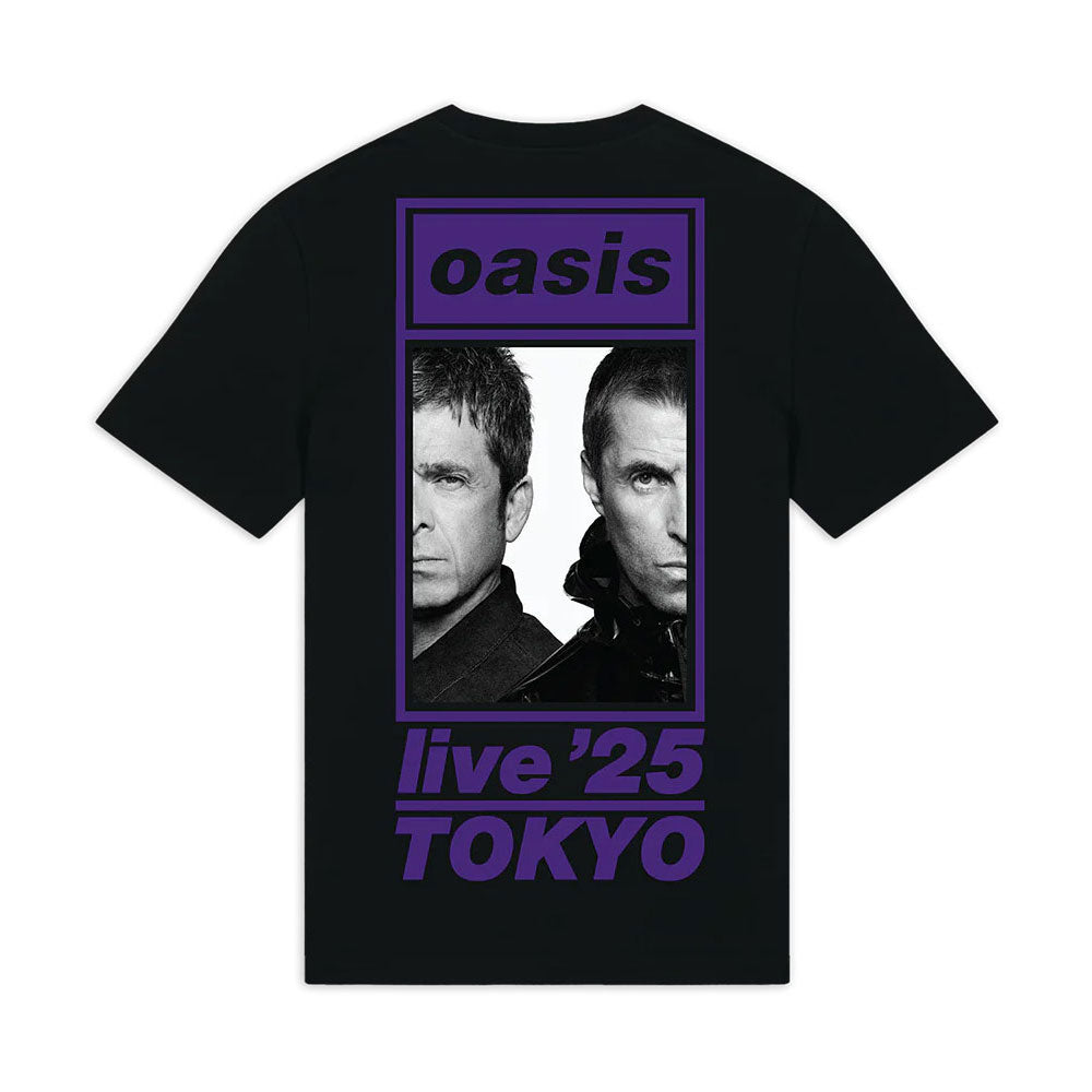 Oasis: Tokyo Half Faces Fan Store T-shirt – officielt merchandise