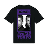Oasis: Tokyo Half Faces Fan Store T-shirt – officielt merchandise