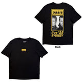 Oasis: Sydney Half Faces Fan Store T-shirt – officielt merchandise