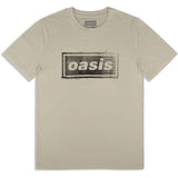 Oasis: Thread Logo (Stone Grey) (Ex - Tour) T-shirt – officielt merchandise