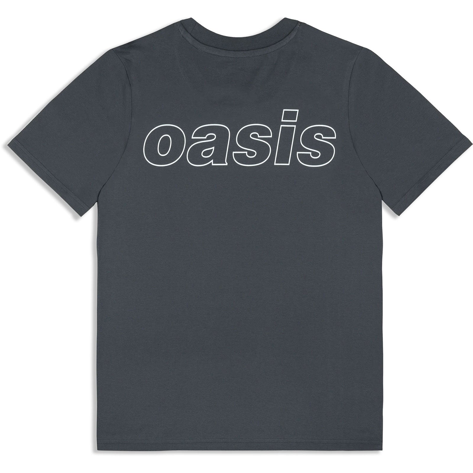 Oasis: Detroit Bus Photo T-shirt (Navy Blue) T-shirt – officielt merchandise