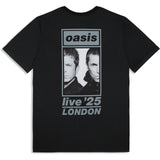 Oasis: London 25 July Event T-shirt – officielt merchandise