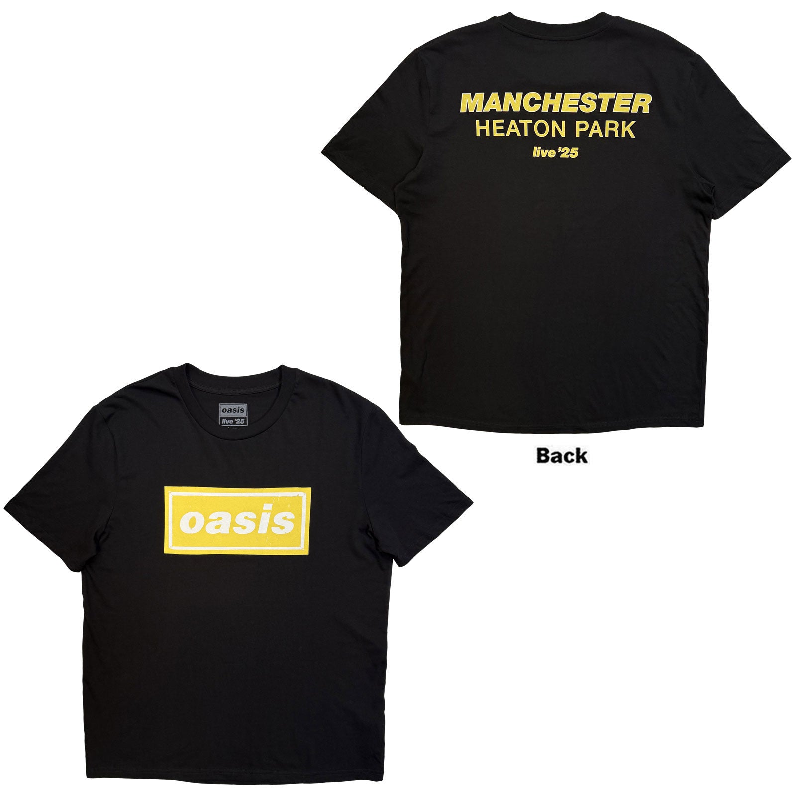 Oasis: Manchester City Pop Up T-shirt – officielt merchandise