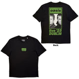 Oasis: Dublin 16.08.25 T-shirt – officielt merchandise