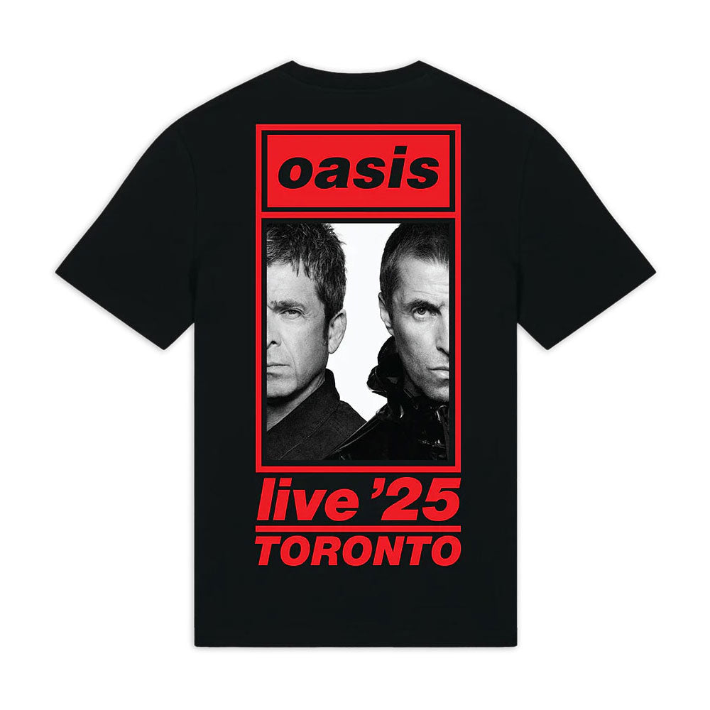 Oasis: Toronto Half Faces Fan Store T-shirt – officielt merchandise