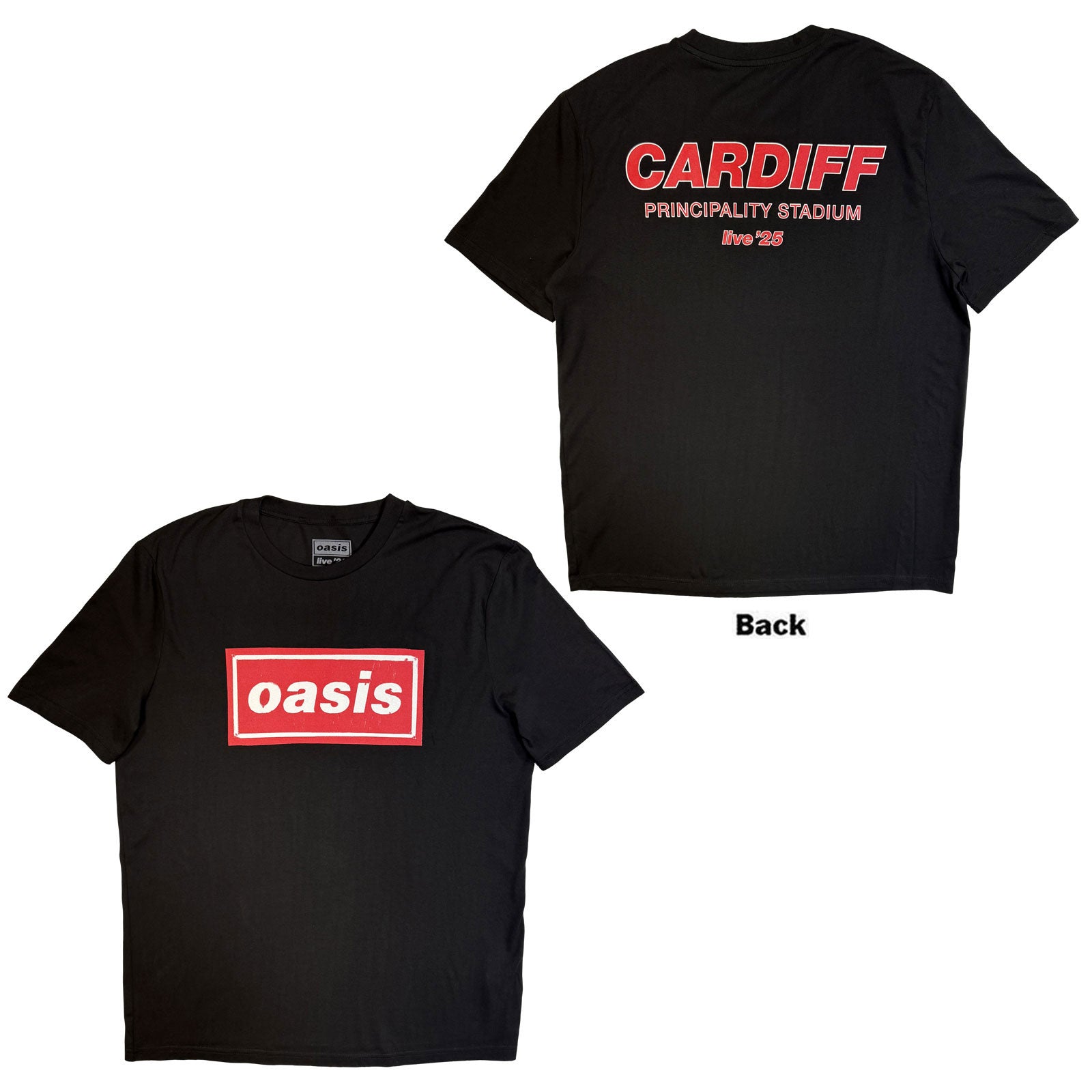 Oasis: Cardiff City Pop Up T-shirt – officielt merchandise