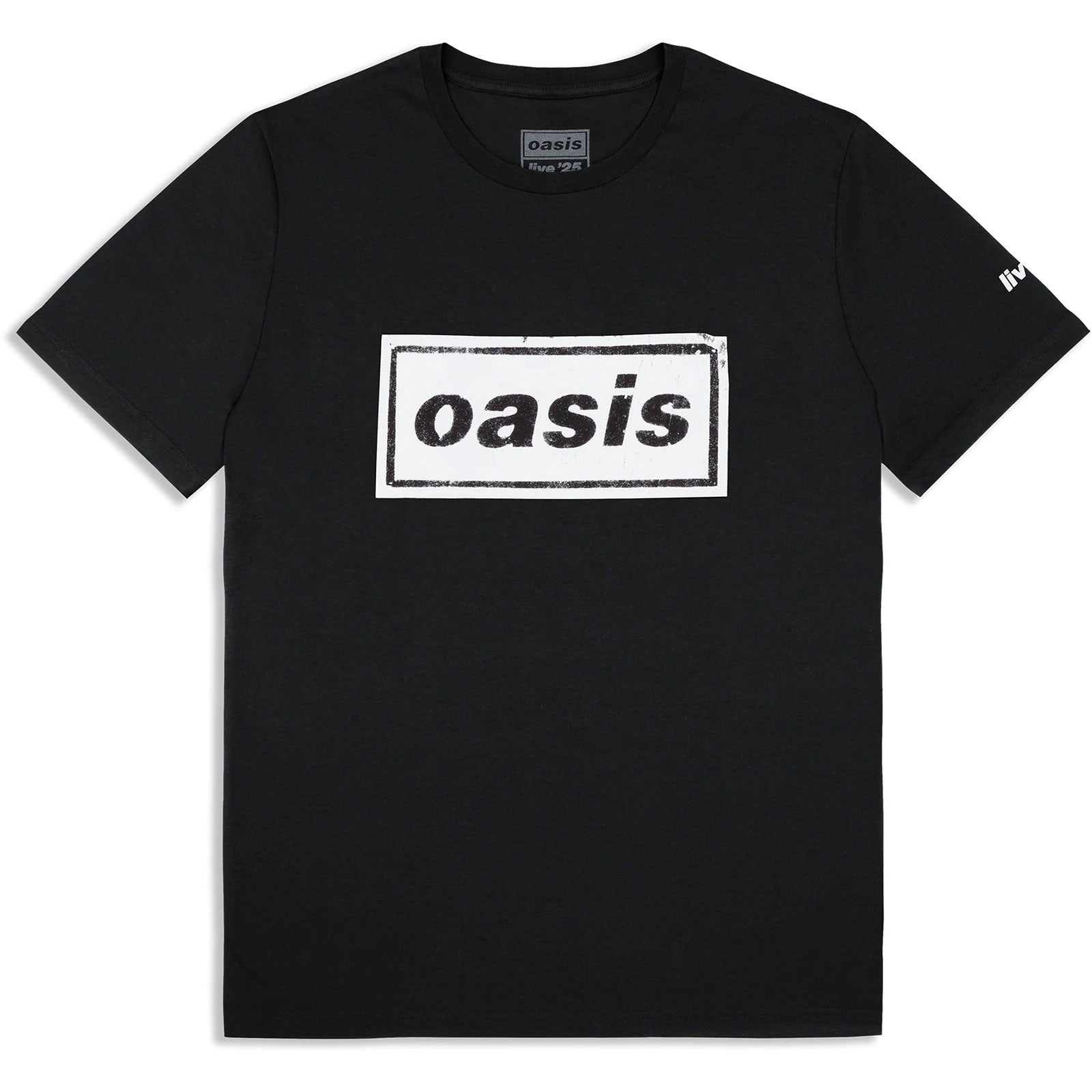 Oasis: Stencil Logo (Ex - Tour) T-shirt – officielt merchandise