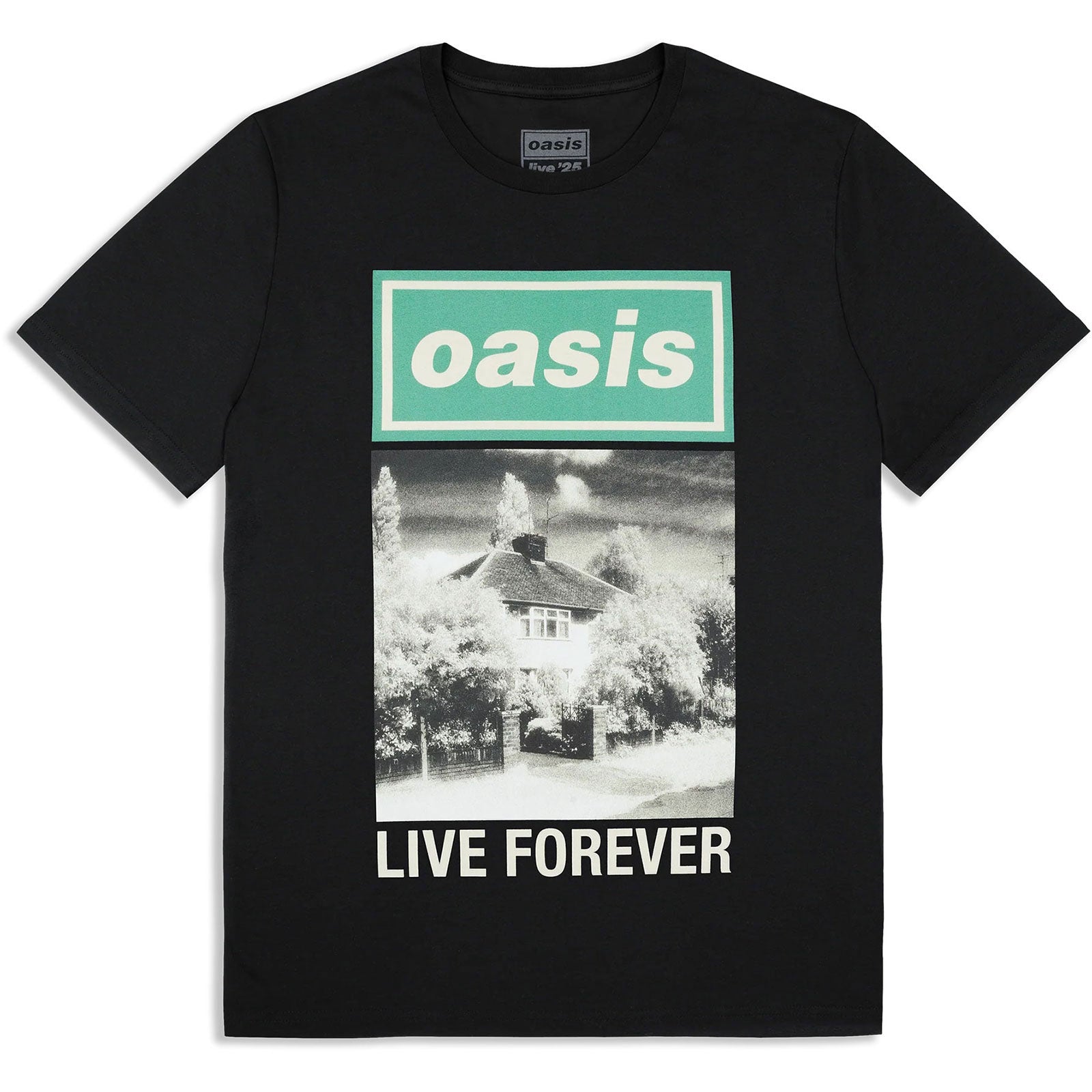Oasis: Live Forever Single Cover (Ex - Tour) T-shirt – officielt merchandise