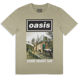 Oasis: Some Might Say Single Cover (Stone Grey) (Ex - Tour) T-shirt – officielt merchandise