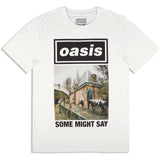 Oasis: Some Might Say Single Cover (Ex - Tour) T-shirt – officielt merchandise