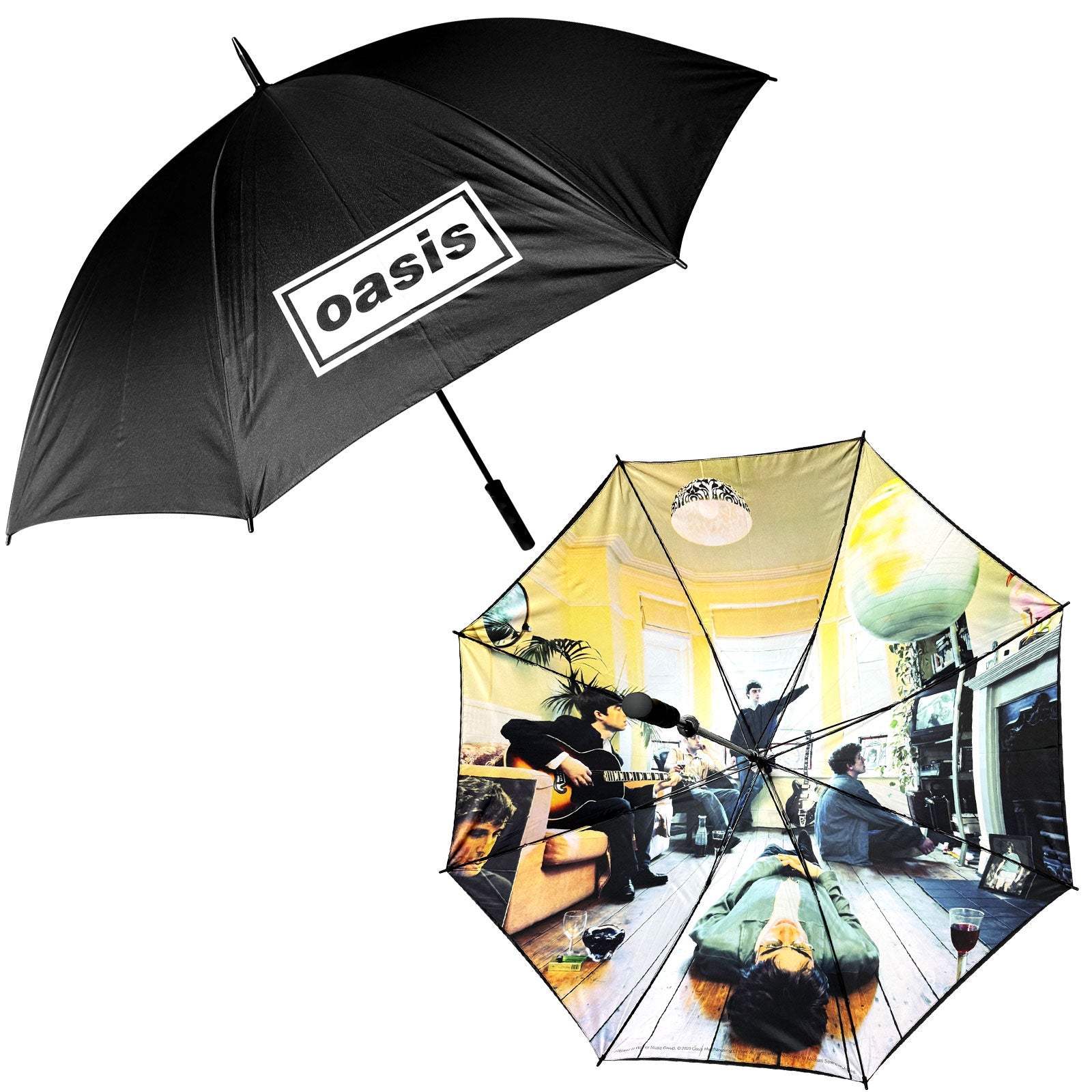 Oasis: Definitely Maybe Album (Ex - Tour) Umbrella – officielt merchandise