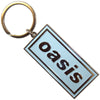 Oasis: Logo Sky Blue Keychain (Die Casting)