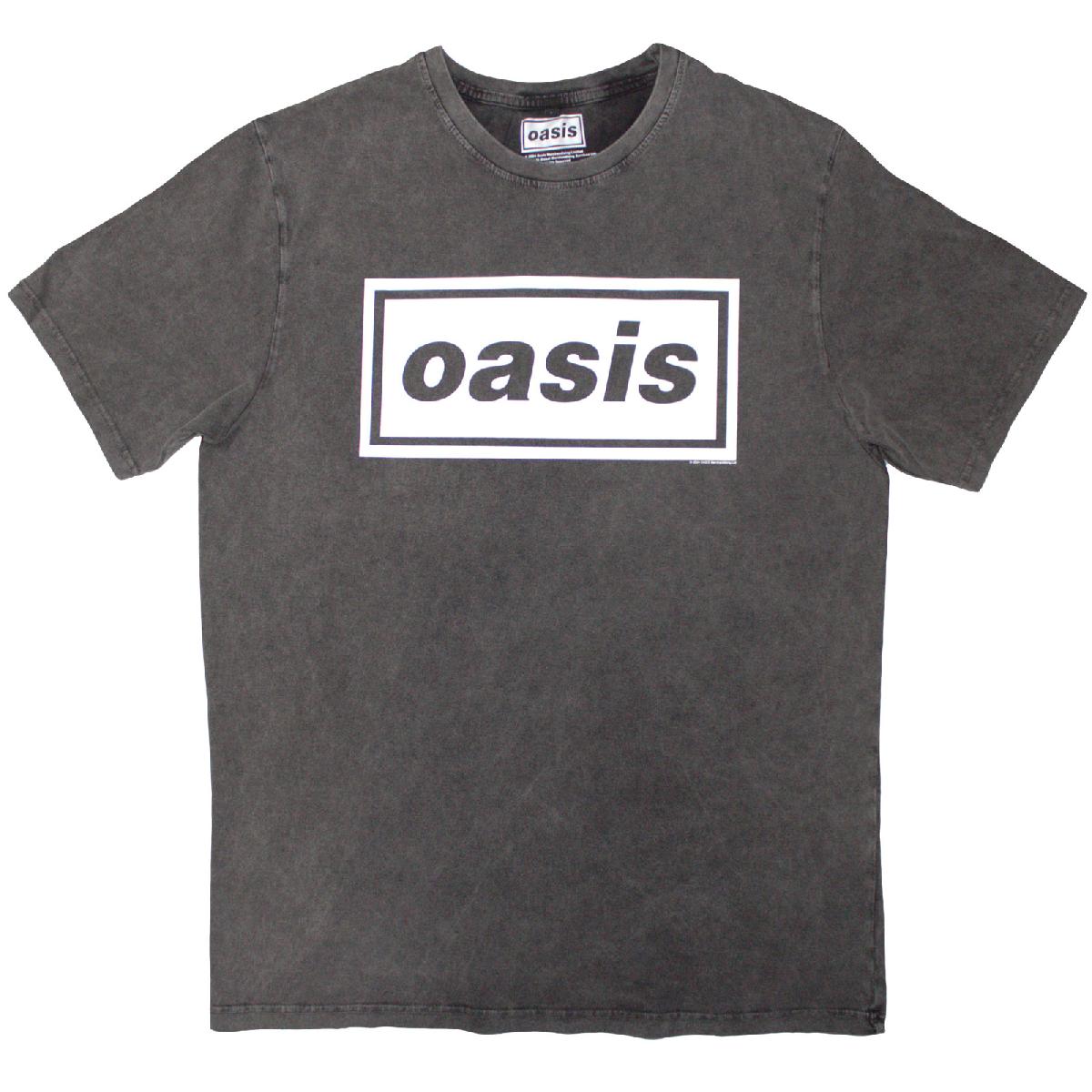 Oasis: Decca Logo Stone Wash T-Shirt (Wash)