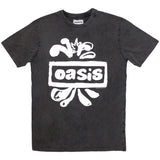 Oasis: Logo Splat Stone Wash T-Shirt (Stone Wash)