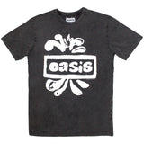 Oasis: Logo Splat Stone Wash T-Shirt (Wash)