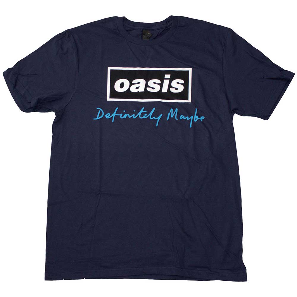 Oasis: Definitely Maybe Text Logo T-Shirt