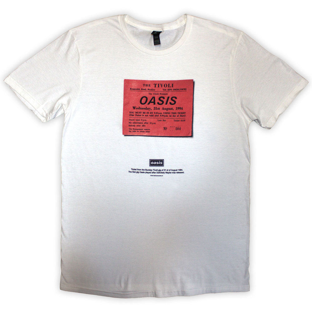 Oasis: Definitely Maybe Ticket Stub T-Shirt