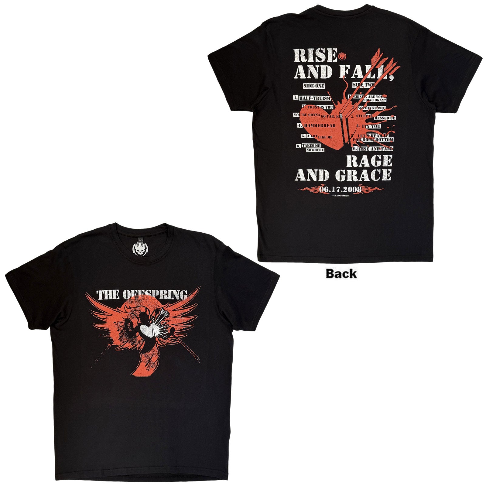 The Offspring: Rise And Fall T-shirt – officielt merchandise
